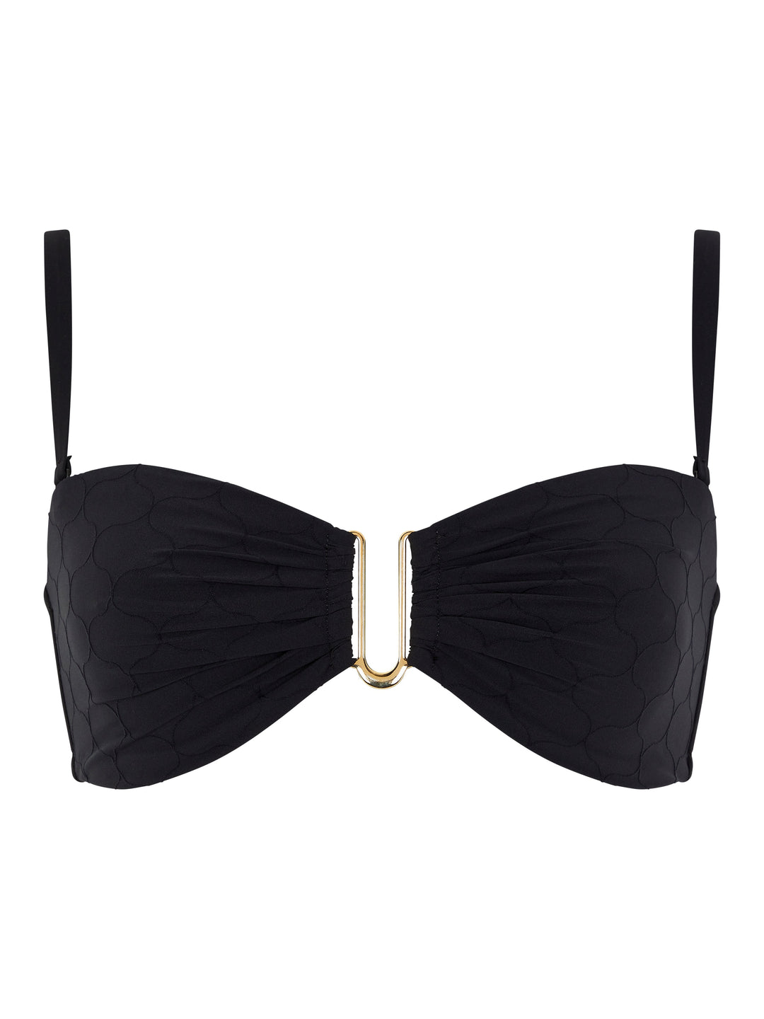 Chantelle Glow Wirefree Bandeau Bra - Black Bandeau Bikini Chantelle