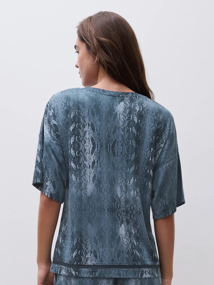 Chantelle Easyfeel - Joe Short Sleeved T-Shirt Jeans Snake