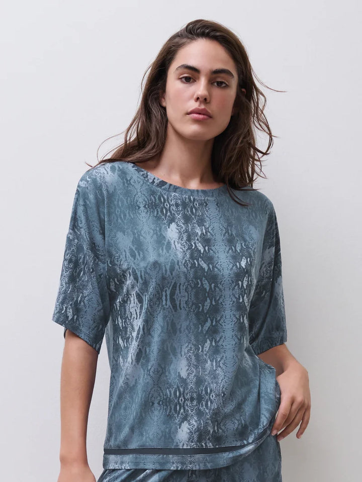 Chantelle Easyfeel - Joe Short Sleeved T-Shirt Jeans Snake