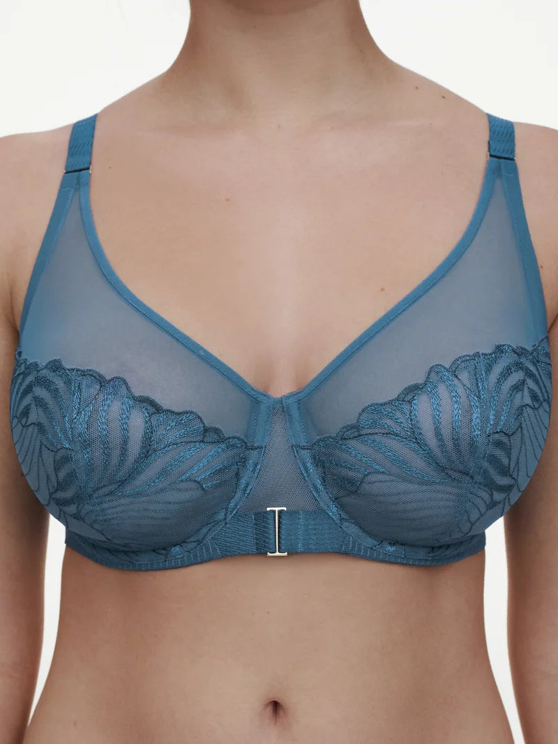 Chantelle - Legend Very Covering Underwired Bra Jeans Blue