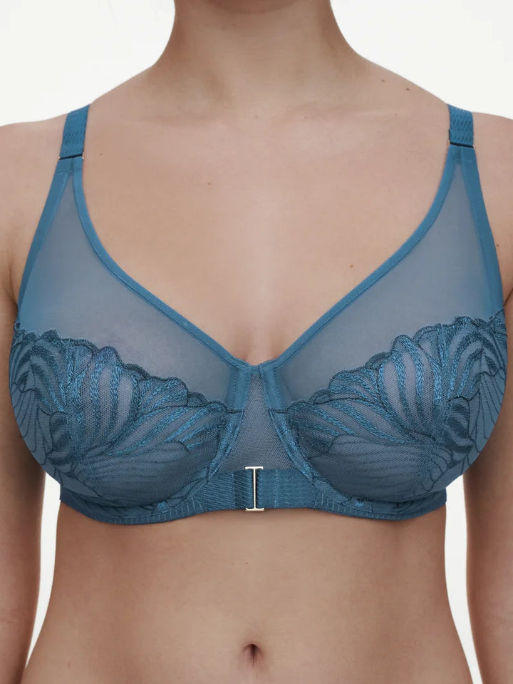 Chantelle - Legend Very Covering Underwired Bra Jeans Blue