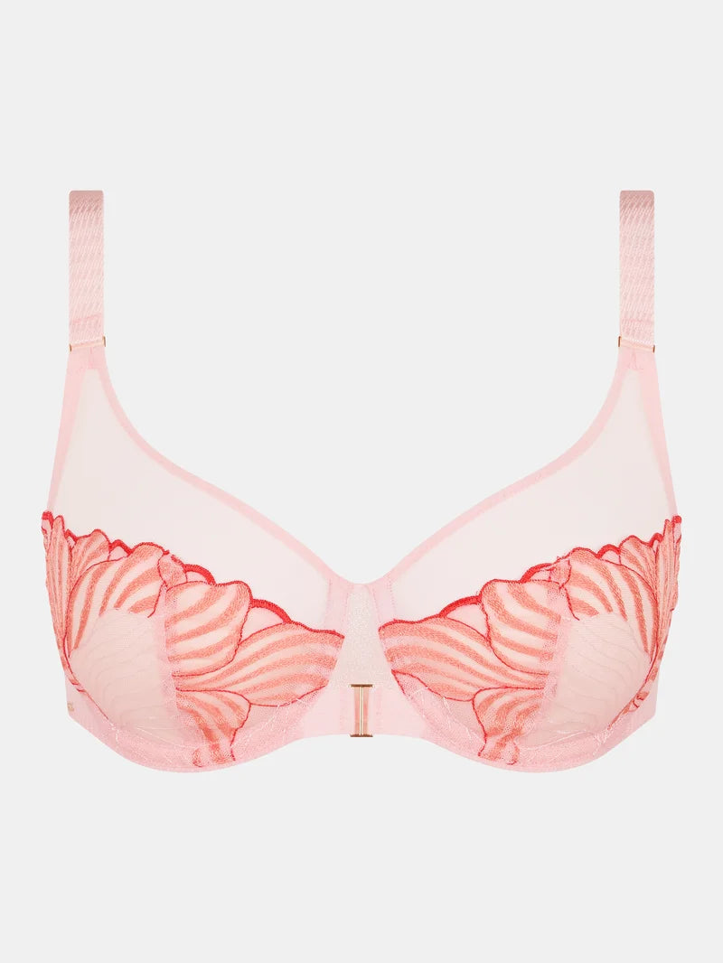 Chantelle - Legend Very Covering Underwired Bra Nymphea Pink / Coral