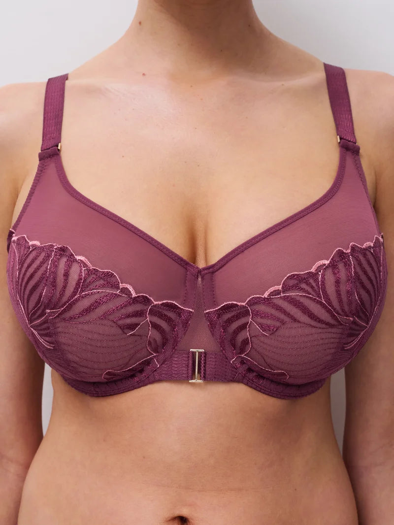 Chantelle - Legend Very Covering Underwired Bra Sienna / Guava