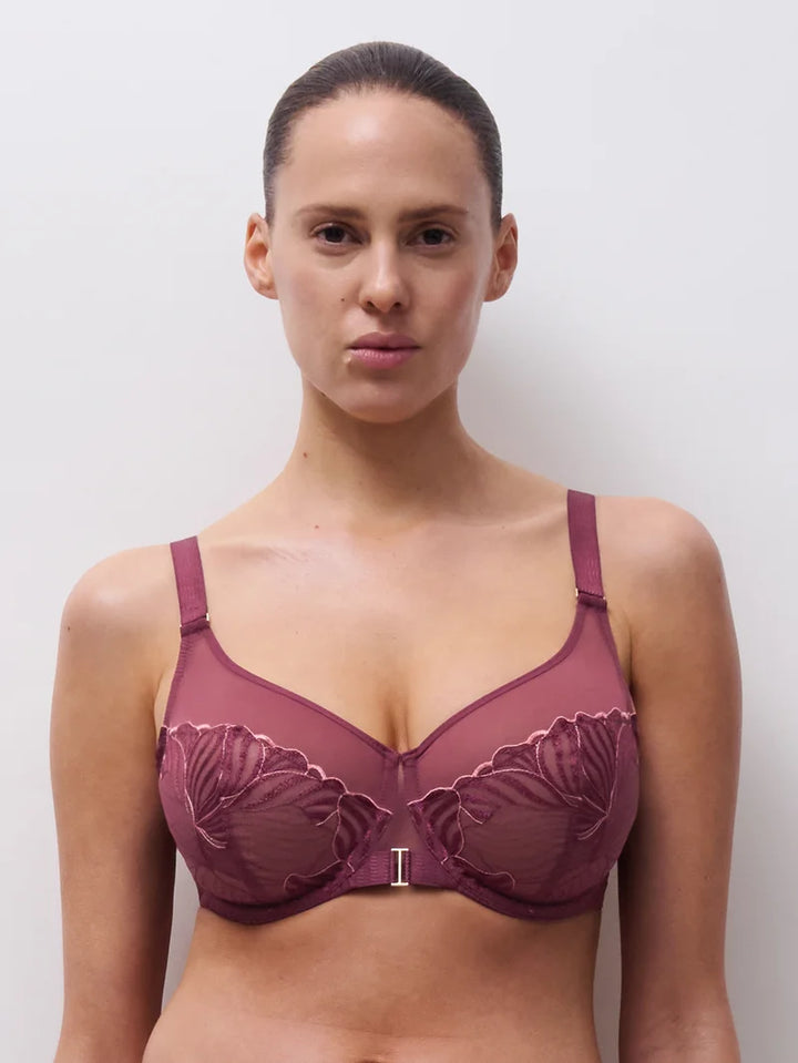 Chantelle - Legend Very Covering Underwired Bra Sienna / Guava