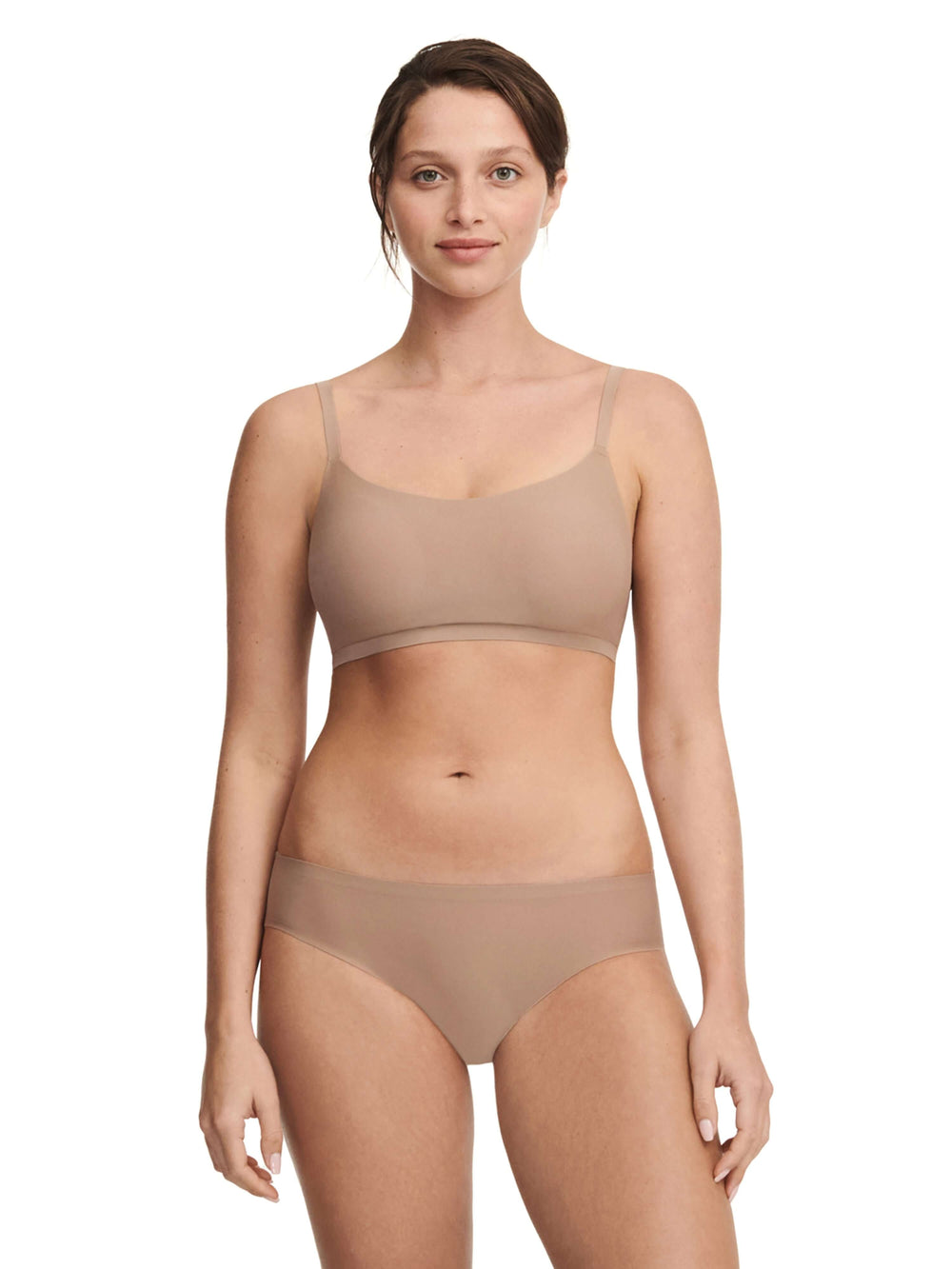 Chantelle Softstretch Padded Bralette - Coffee Latte Soft Bra Chantelle