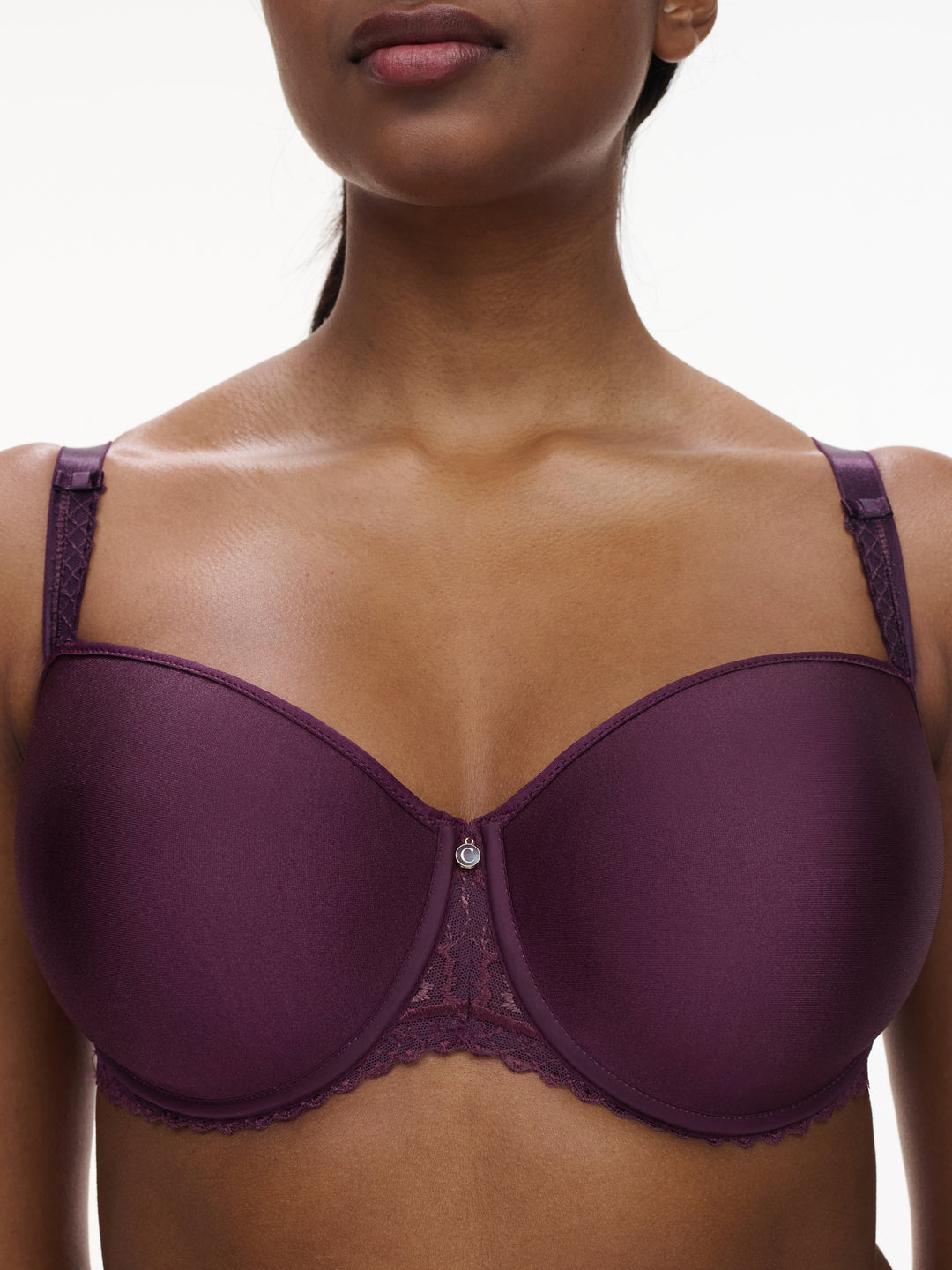Chantelle - Every Curve Half-Cup Memory Bra Aubergine Shades