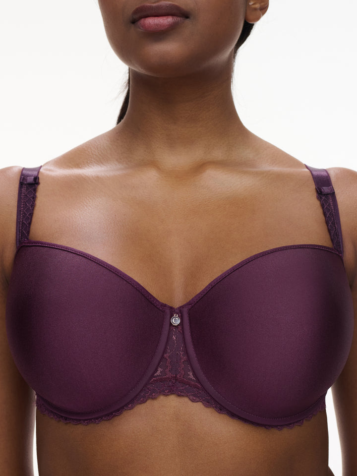 Chantelle - Every Curve Half-Cup Memory Bra Aubergine Shades