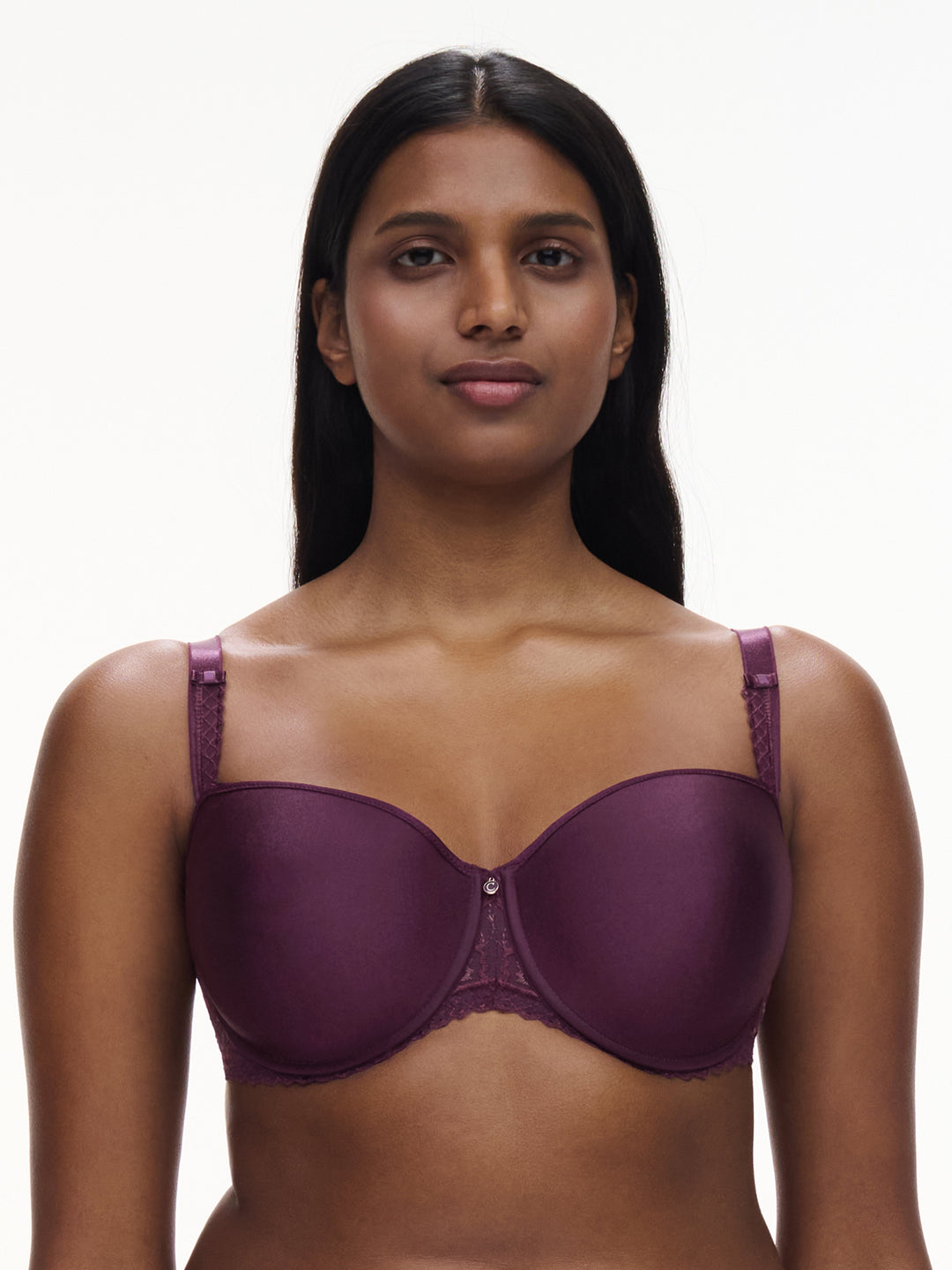Chantelle - Every Curve Half-Cup Memory Bra Aubergine Shades