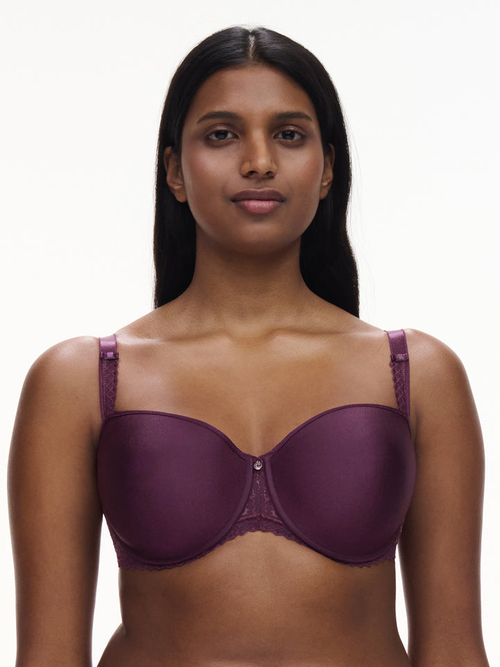 Chantelle - Every Curve Half-Cup Memory Bra Aubergine Shades