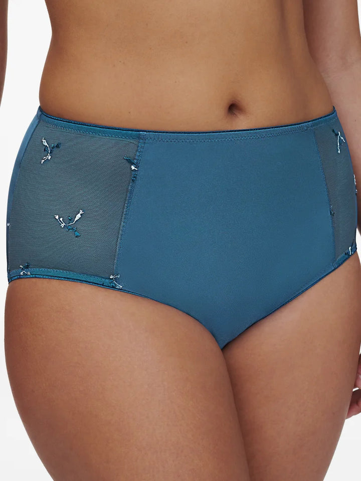 Chantelle - Every Curve High-Waisted Support Full Brief Jeans Blue Shades