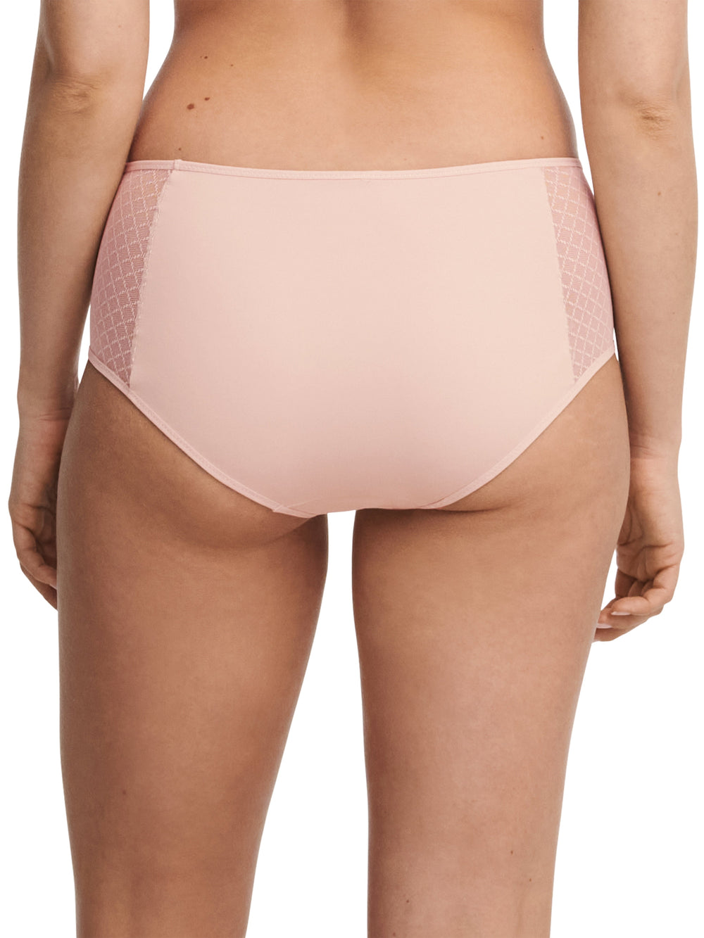 Chantelle EasyFeel - Norah Chic High-Waisted Full Brief Dusky Pink Full Brief Chantelle EasyFeel