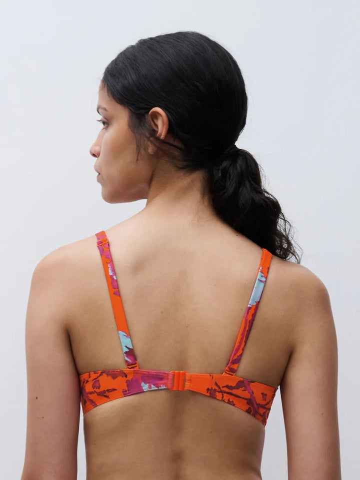 Chantelle Swimwear - Icon Push-Up Bra Painted Flowers