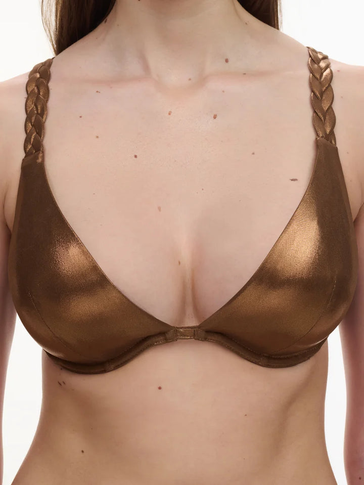 Chantelle - Shaman Plunge Underwired Bra Shadow Bronze