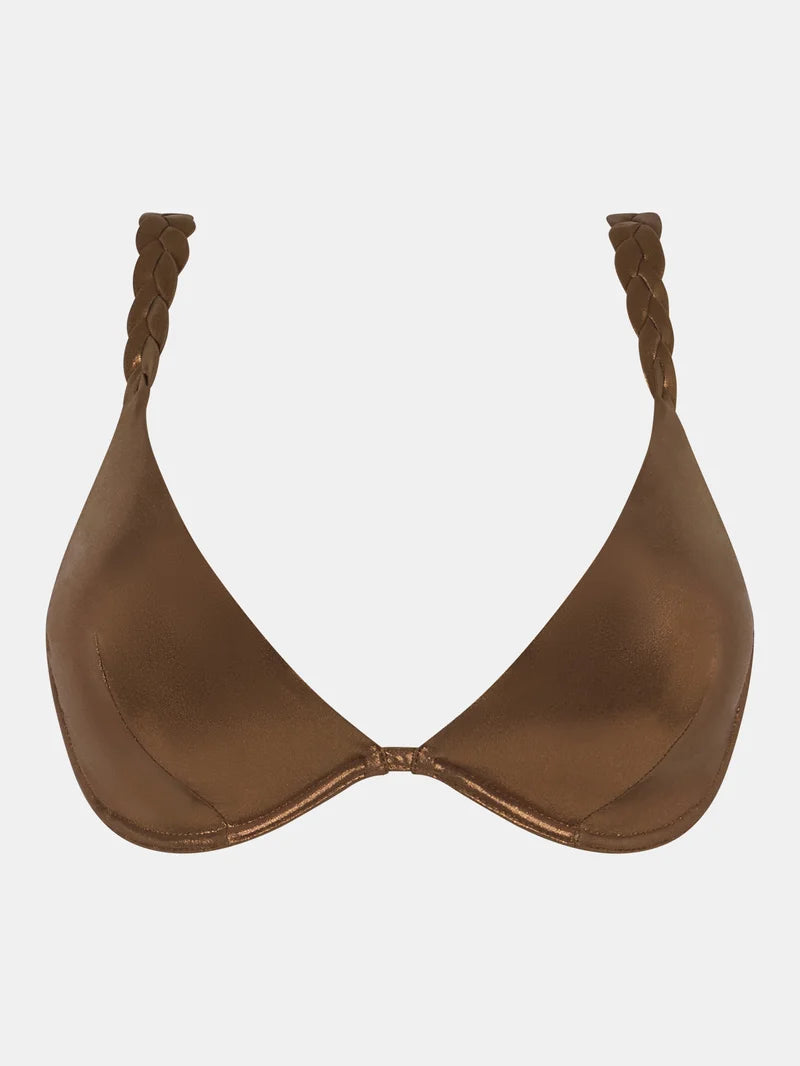 Chantelle - Shaman Plunge Underwired Bra Shadow Bronze
