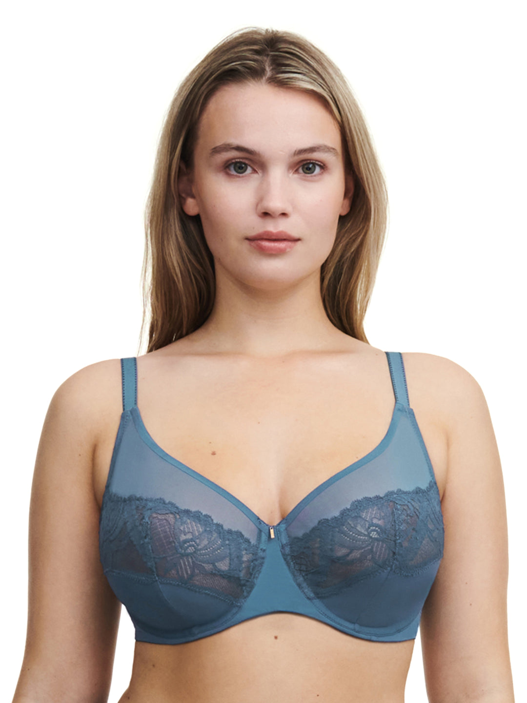 Chantelle - Orangerie Dream Very Covering Underwired Bra Jeans Blue