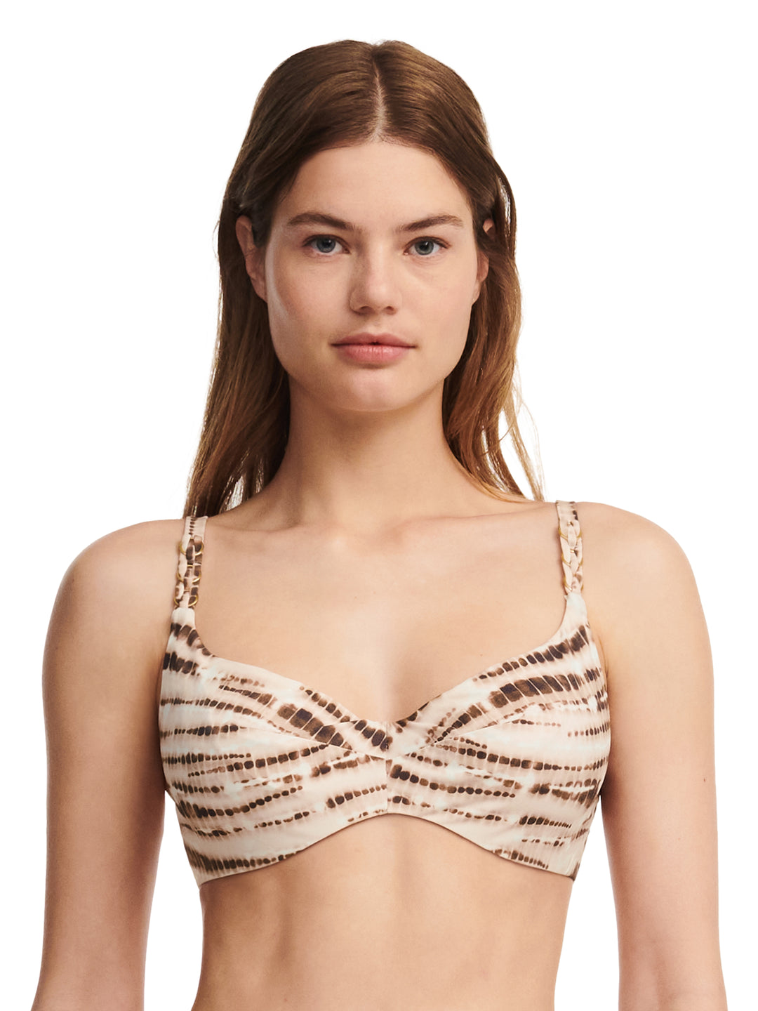 Chantelle Swimwear - Emblem Covering Underwired Bra Python