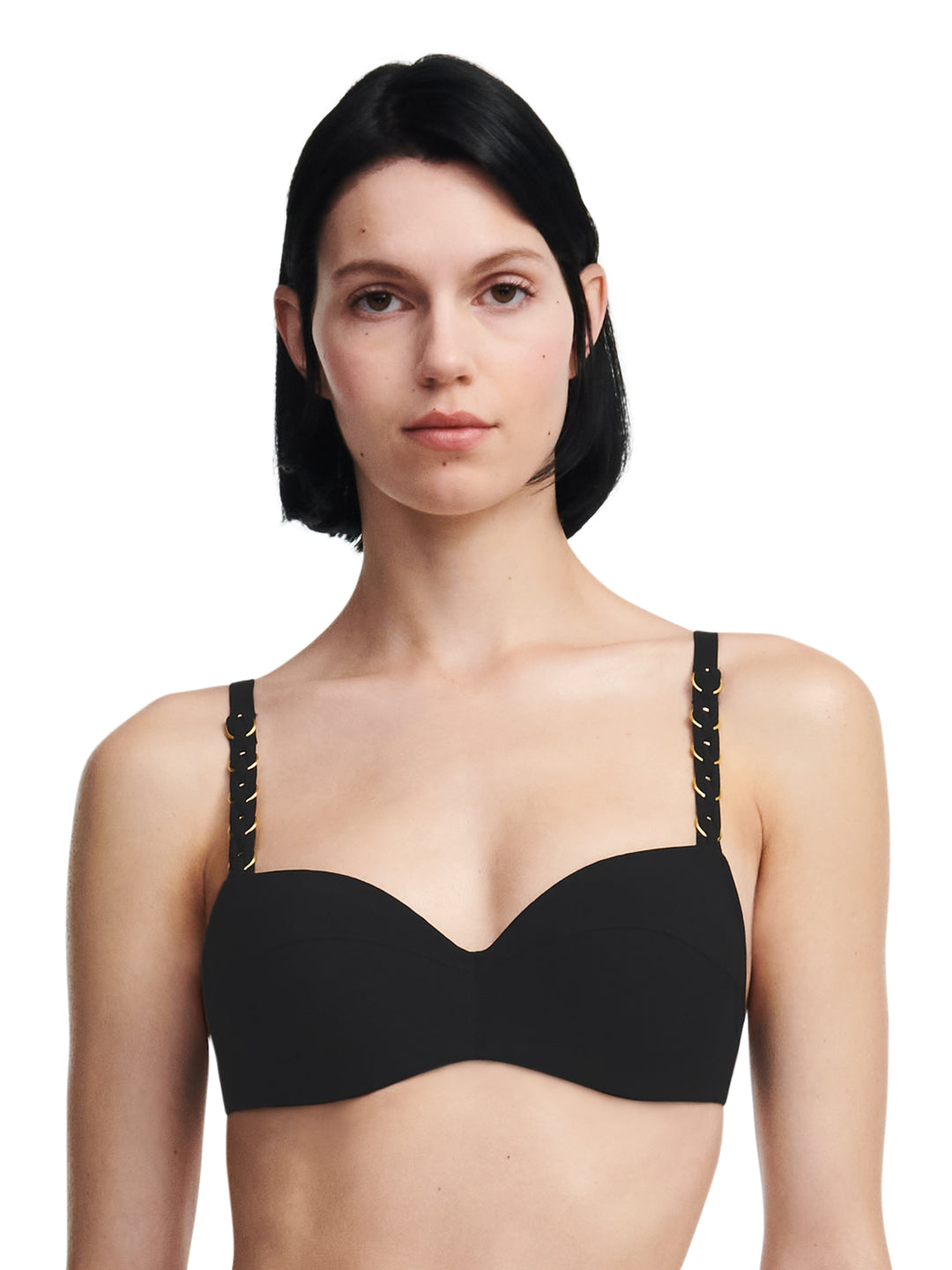 Chantelle Swimwear - Emblem Half-Cup Memory Bra Black