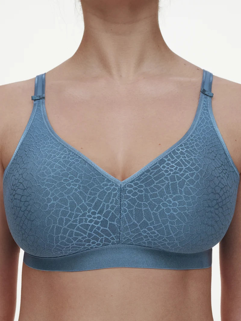 Chantelle - C Magnifique Wirefree Support Bra Jeans Blue