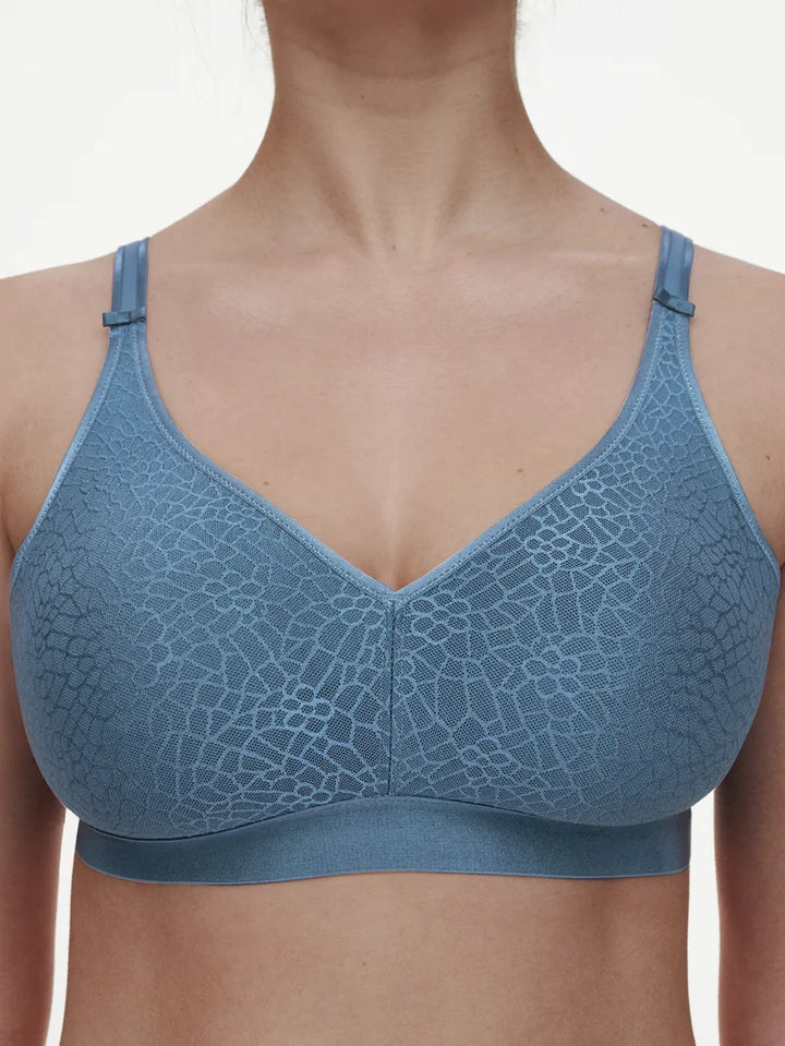 Chantelle - C Magnifique Wirefree Support Bra Jeans Blue