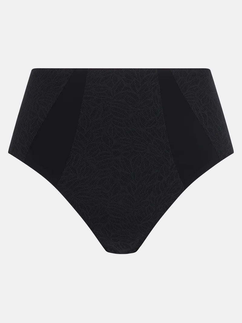 Chantelle - Pure Lace High-Waisted Support Full Brief Black