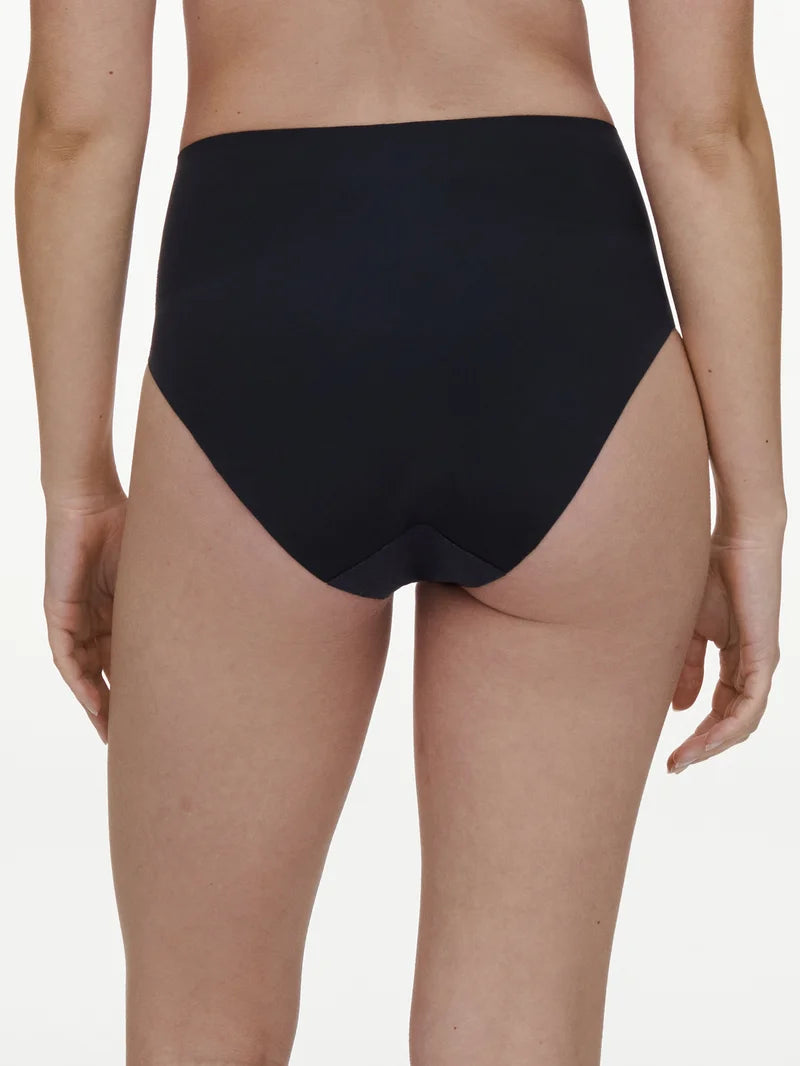 Chantelle - Pure Lace High-Waisted Support Full Brief Black
