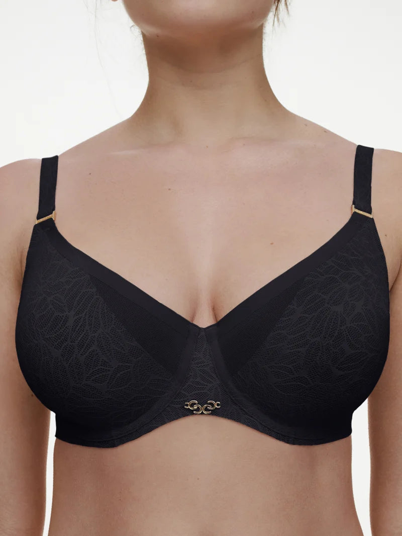 Chantelle - Pure Lace Covering Molded Bra Black