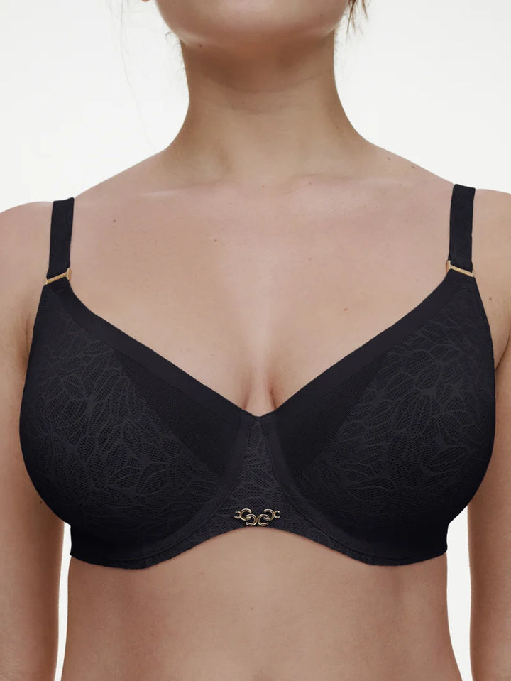 Chantelle - Pure Lace Covering Molded Bra Black