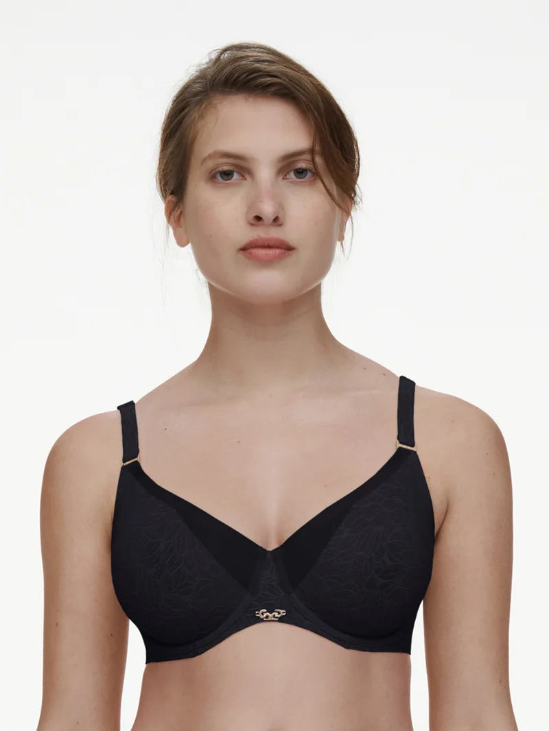 Chantelle - Pure Lace Covering Molded Bra Black
