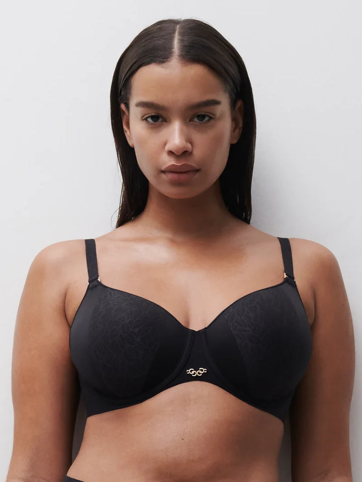 Chantelle - Pure Lace Covering Spacer Bra Black