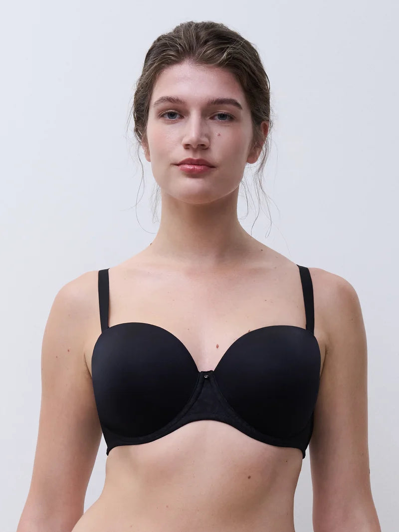 Chantelle - Comfort Chic Bandeau T-Shirt Bra Black