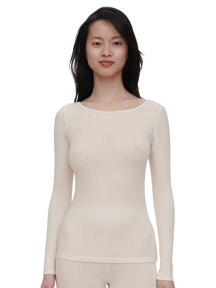 Chantelle - Thermo Comfort T-Shirt Longe Sleeves Pearl