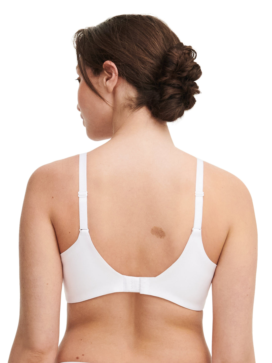 Chantelle - Graphic Support Very Covering Underwired White Full Cup Bra Chantelle