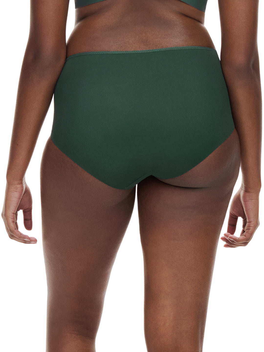 Chantelle - Graphic Support High Waisted Support Full Brief Empire Green