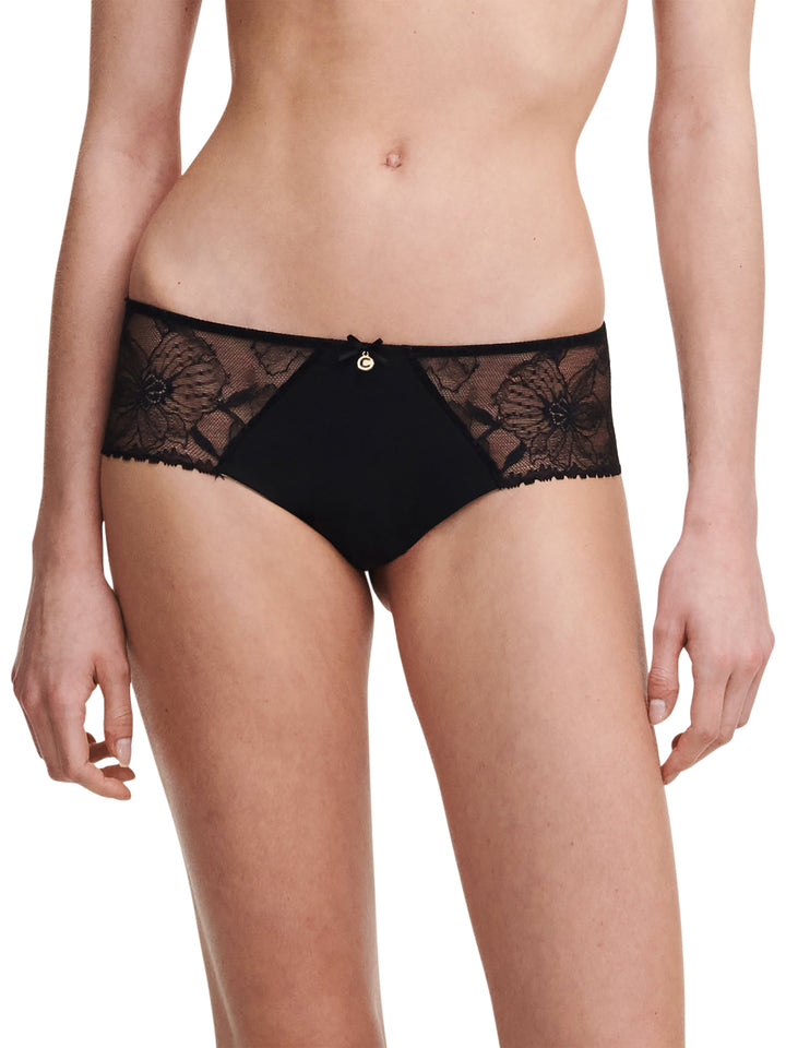 Chantelle - Orchids Shorty Black Shorty Chantelle