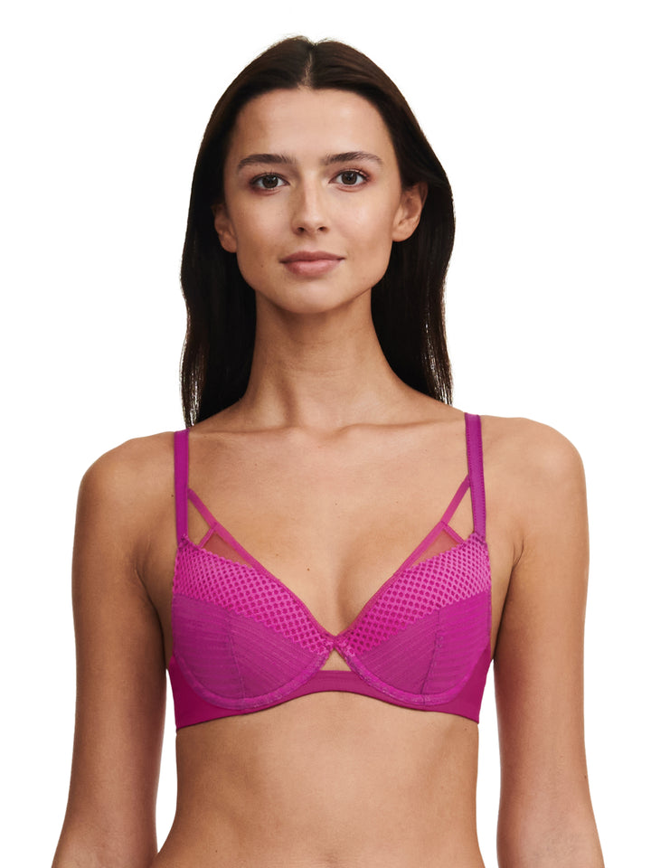 Chantelle - Play Plunge T-Shirt Bra Fuchsia