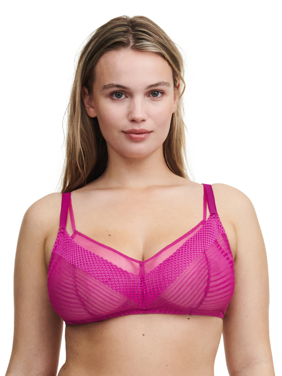 Chantelle - Play Wirefree Support Bra Fuchsia