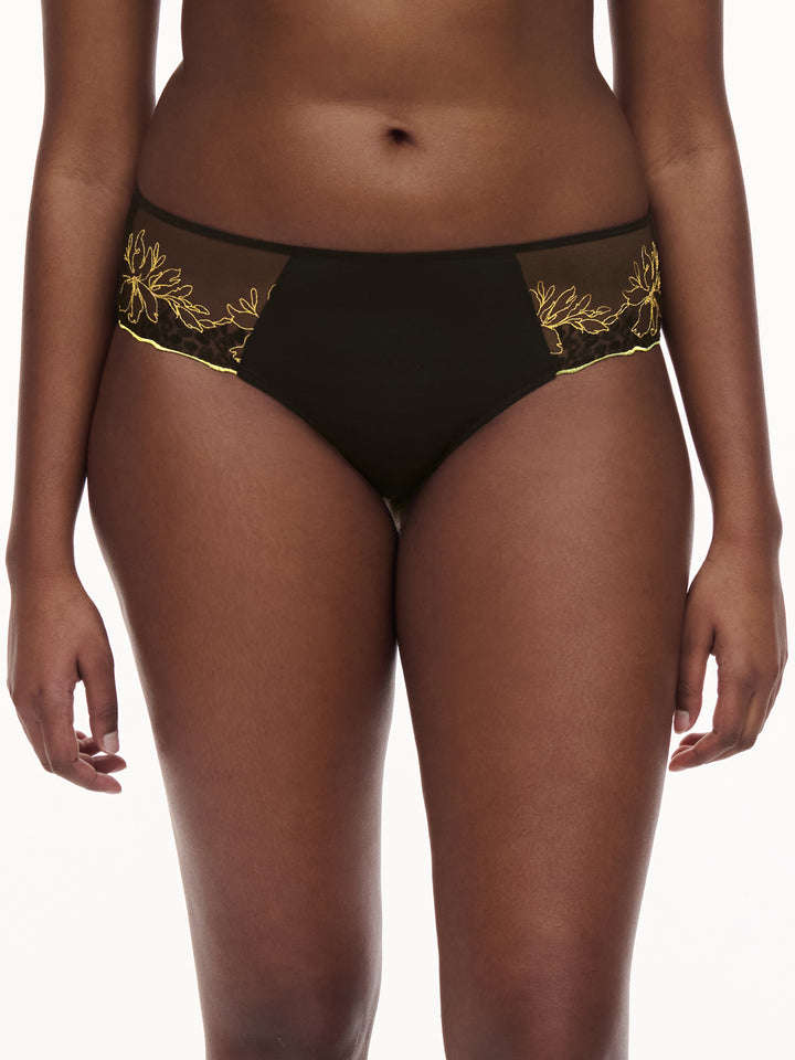 Chantelle - Spice Revealing Shorty Black / Yellow