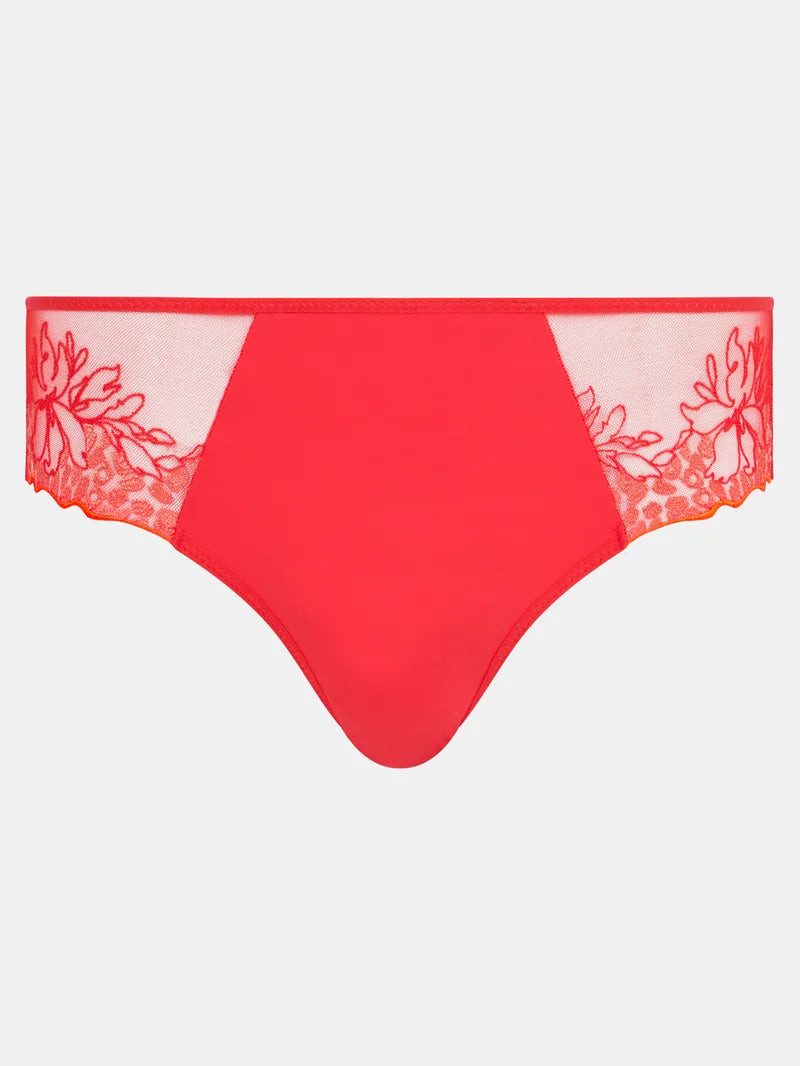 Chantelle - Spice Revealing Shorty Red Cocktail Multico