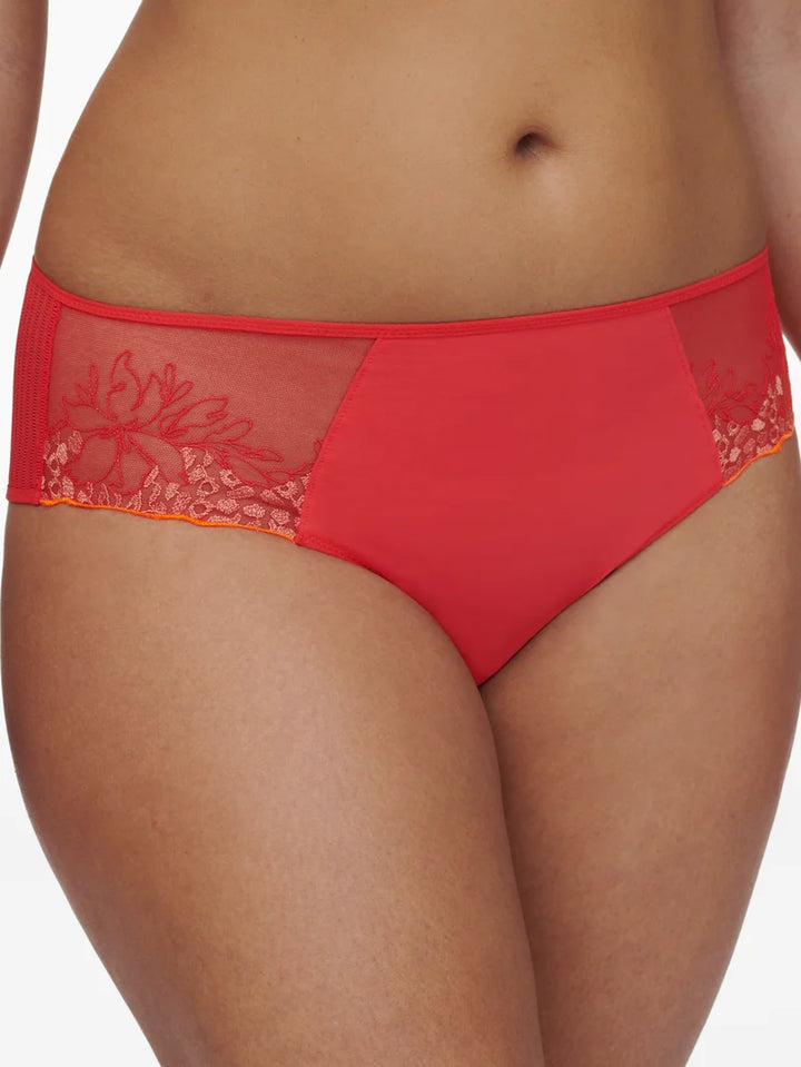 Chantelle - Spice Revealing Shorty Red Cocktail Multico