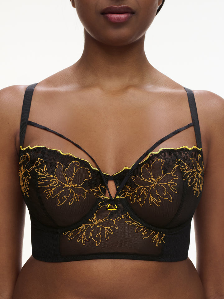 Chantelle - Spice Bustier Black / Yellow