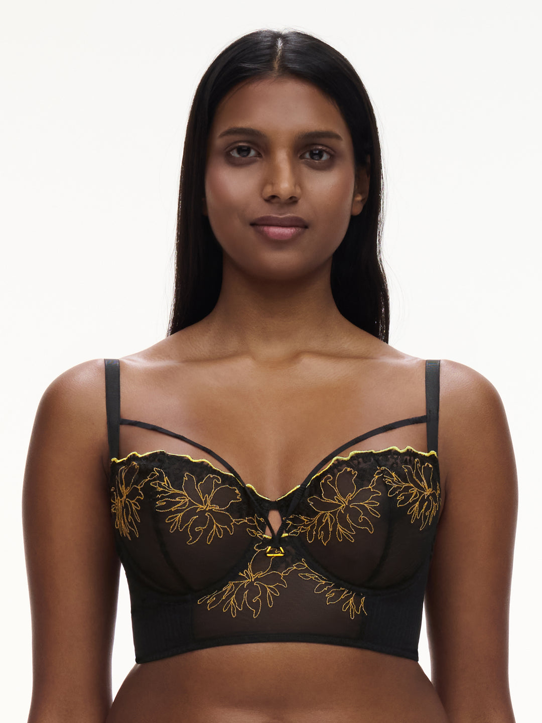 Chantelle - Spice Bustier Black / Yellow