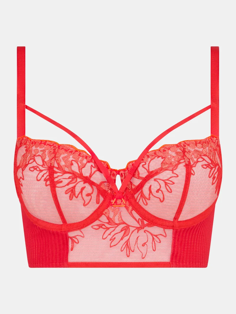 Chantelle - Spice Bustier Red Cocktail Multico