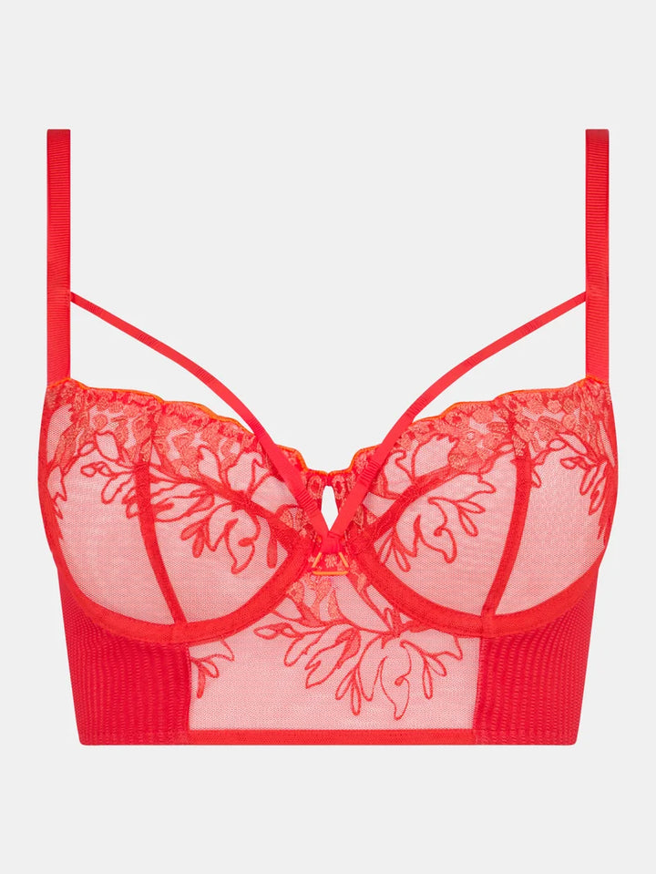 Chantelle - Spice Bustier Red Cocktail Multico