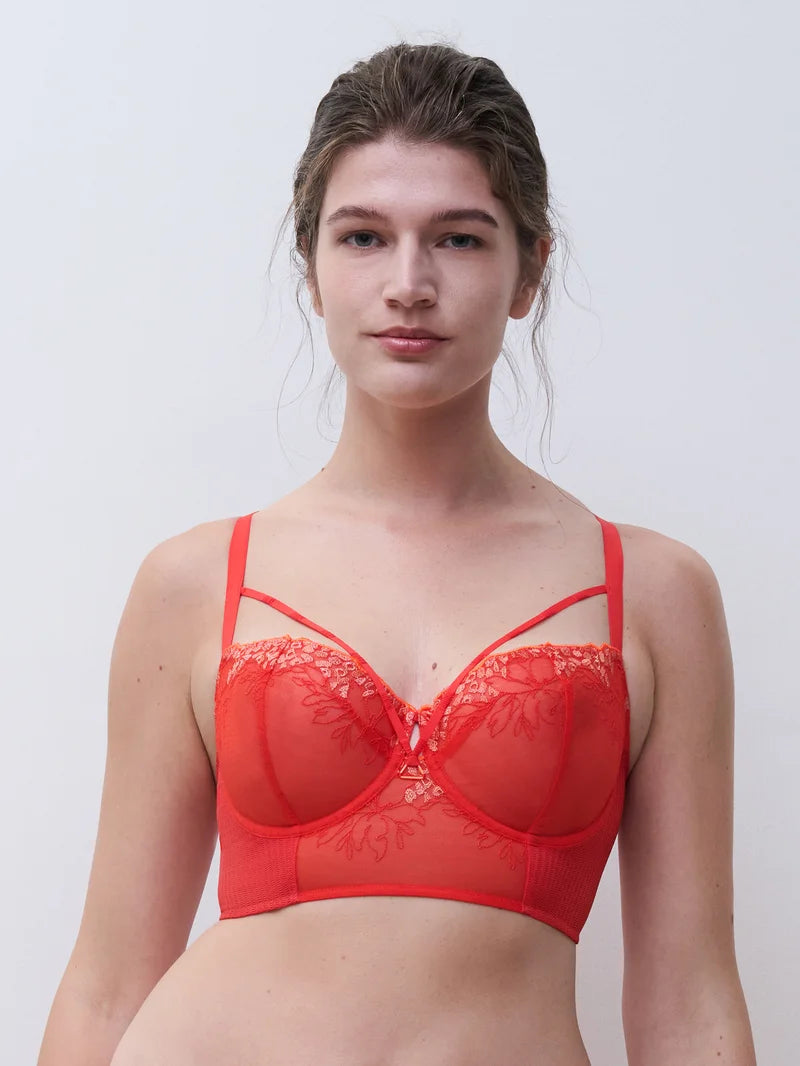 Chantelle - Spice Bustier Red Cocktail Multico