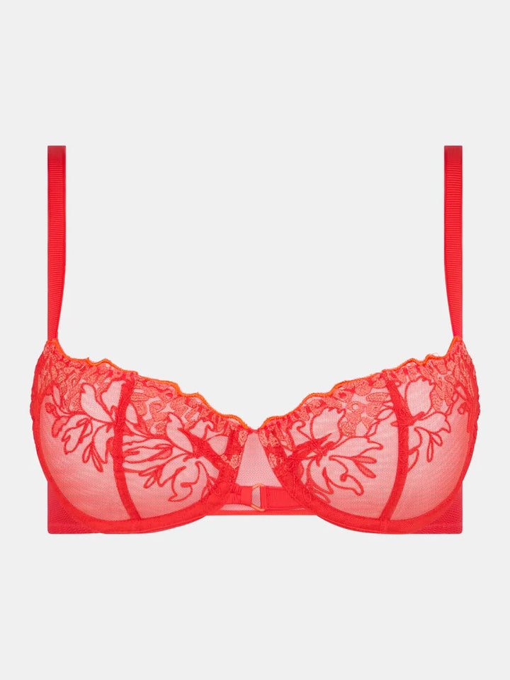 Chantelle - Spice Half-Cup Bra Red Cocktail Multico