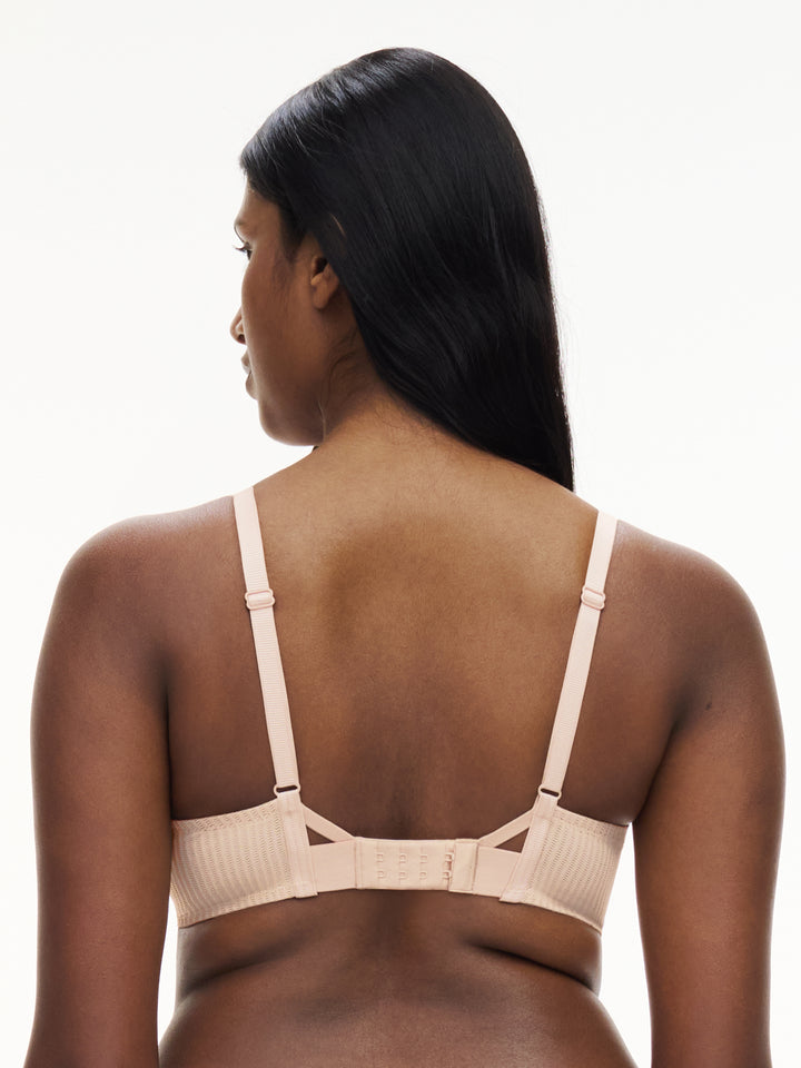 Chantelle - Spice Very Covering Underwired Bra Clay Nude / Black