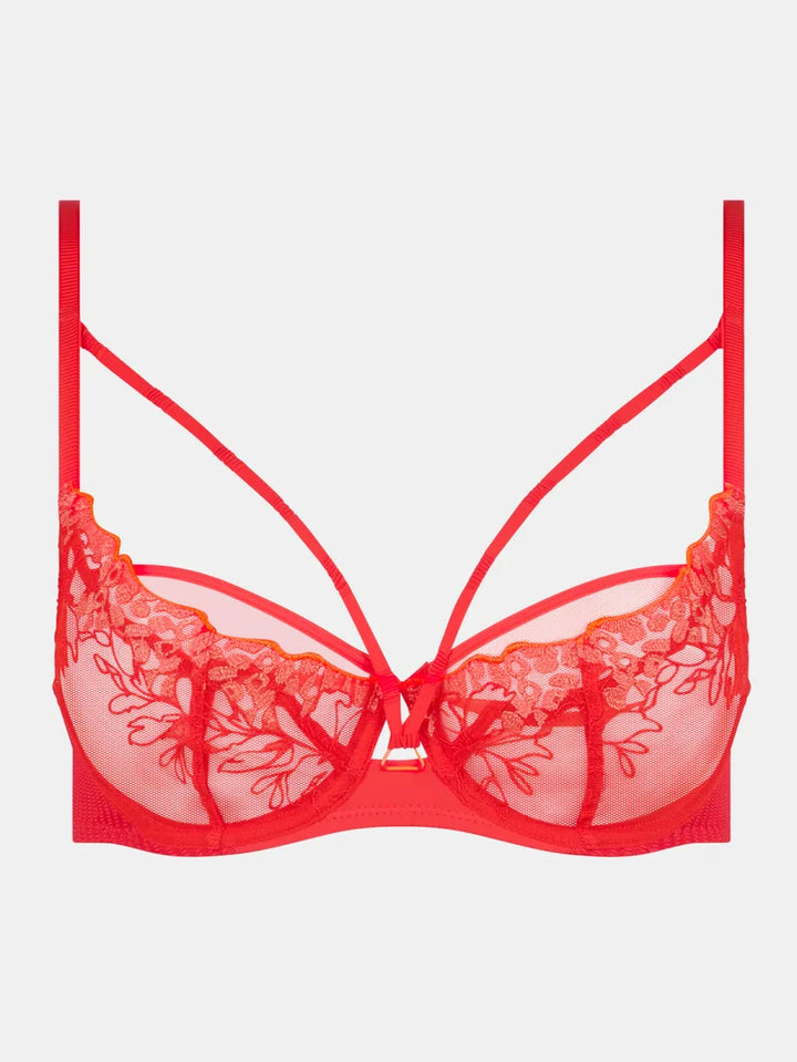 Chantelle - Spice Very Covering Underwired Bra Red Cocktail Multico