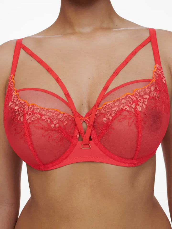 Chantelle - Spice Very Covering Underwired Bra Red Cocktail Multico