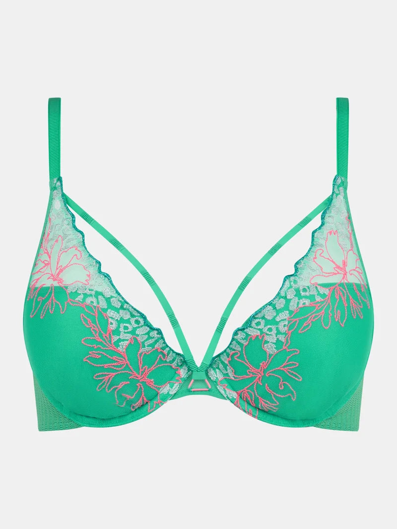 Chantelle - Spice Push Up Bra Aqua Fluo