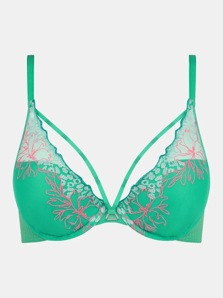 Chantelle - Spice Push Up Bra Aqua Fluo
